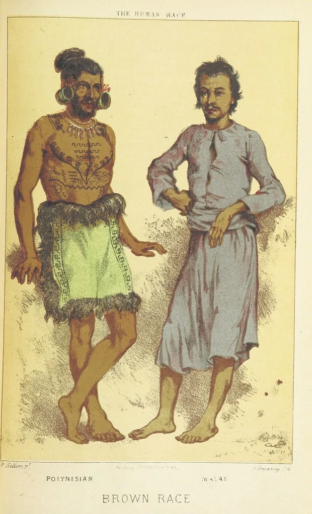 An illustration from The Human Race, ... illustrated by ... engravings on wood, and ... chromolithographs, 1872, leaf 403