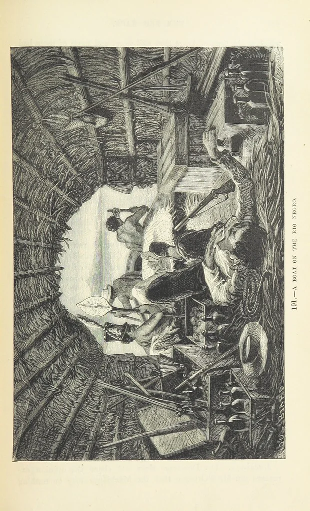 An illustration from The Human Race, ... illustrated by ... engravings on wood, and ... chromolithographs, 1872, leaf 467