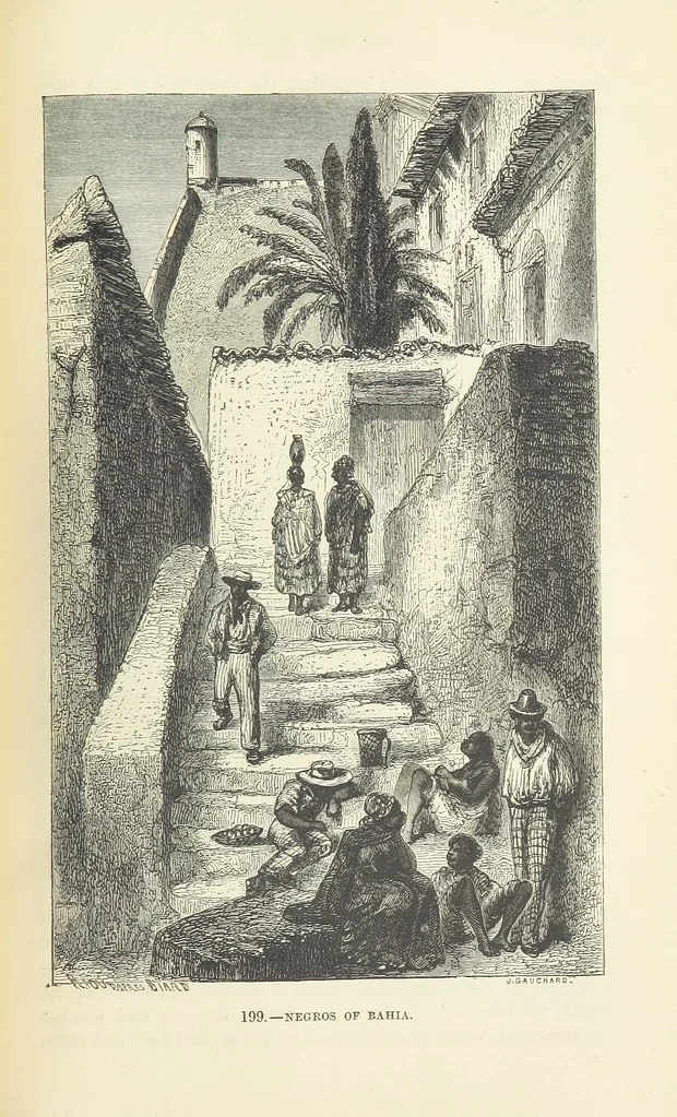 An illustration from The Human Race, ... illustrated by ... engravings on wood, and ... chromolithographs, 1872, leaf 485