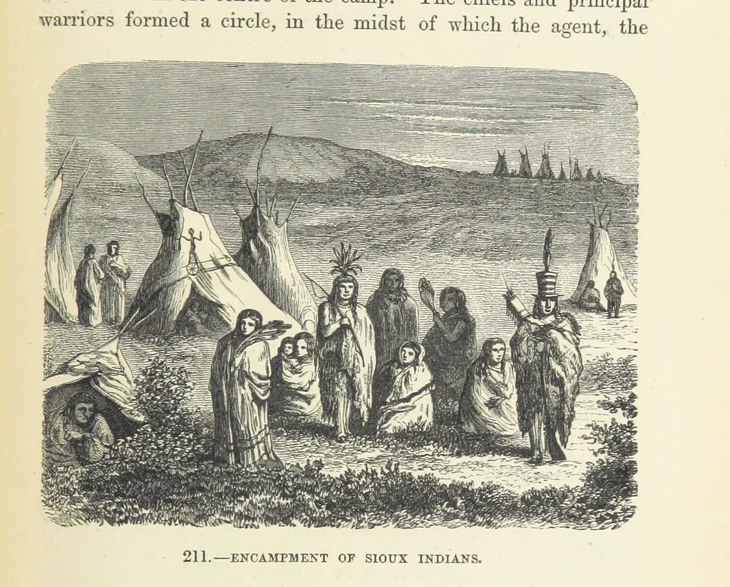An illustration from The Human Race, ... illustrated by ... engravings on wood, and ... chromolithographs, 1872, leaf 503