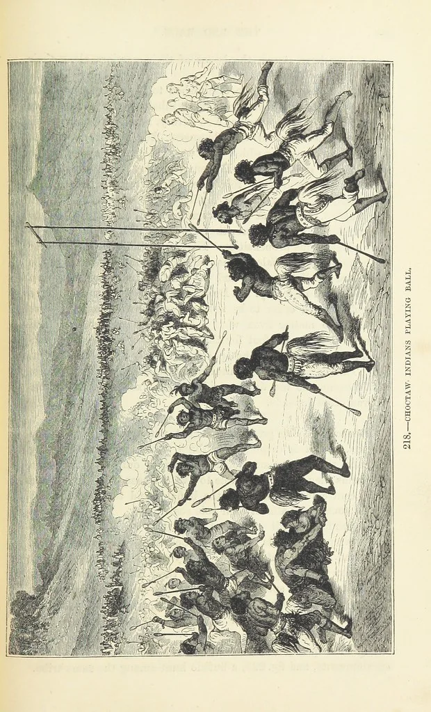An illustration from The Human Race, ... illustrated by ... engravings on wood, and ... chromolithographs, 1872, leaf 517
