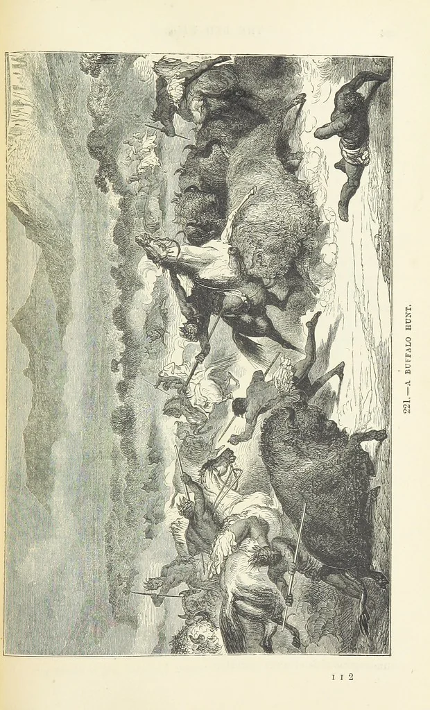 An illustration from The Human Race, ... illustrated by ... engravings on wood, and ... chromolithographs, 1872, leaf 521