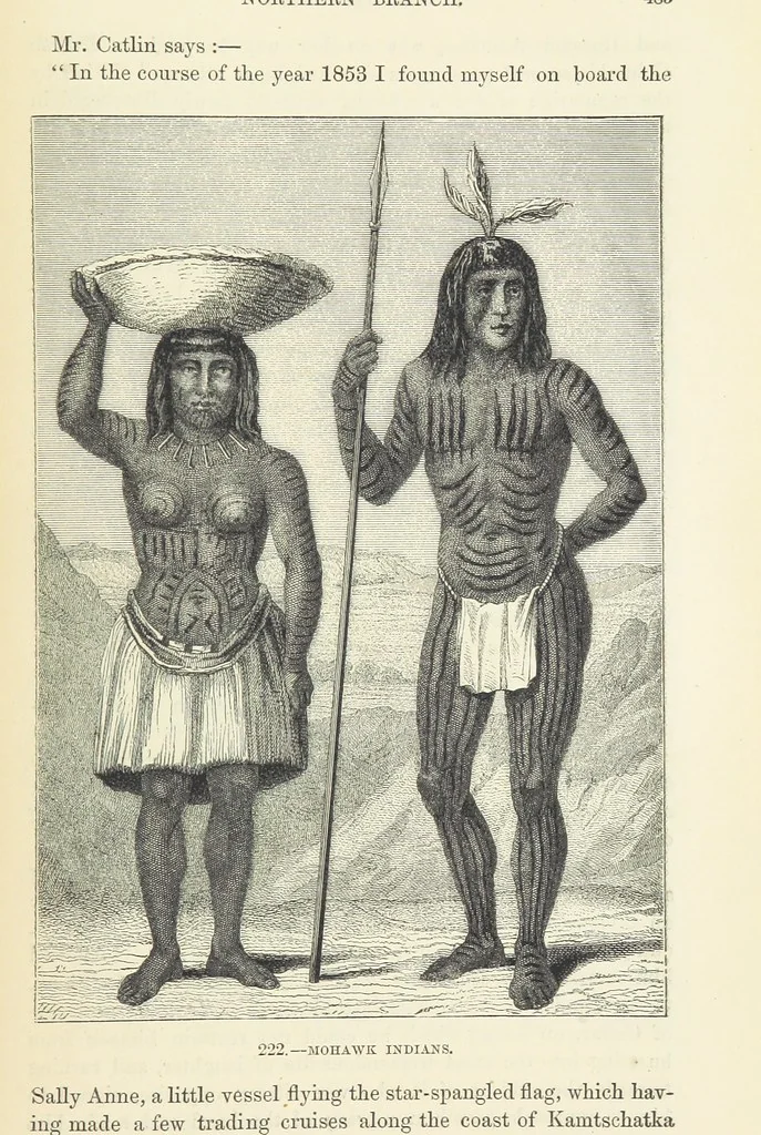 An illustration from The Human Race, ... illustrated by ... engravings on wood, and ... chromolithographs, 1872, leaf 523