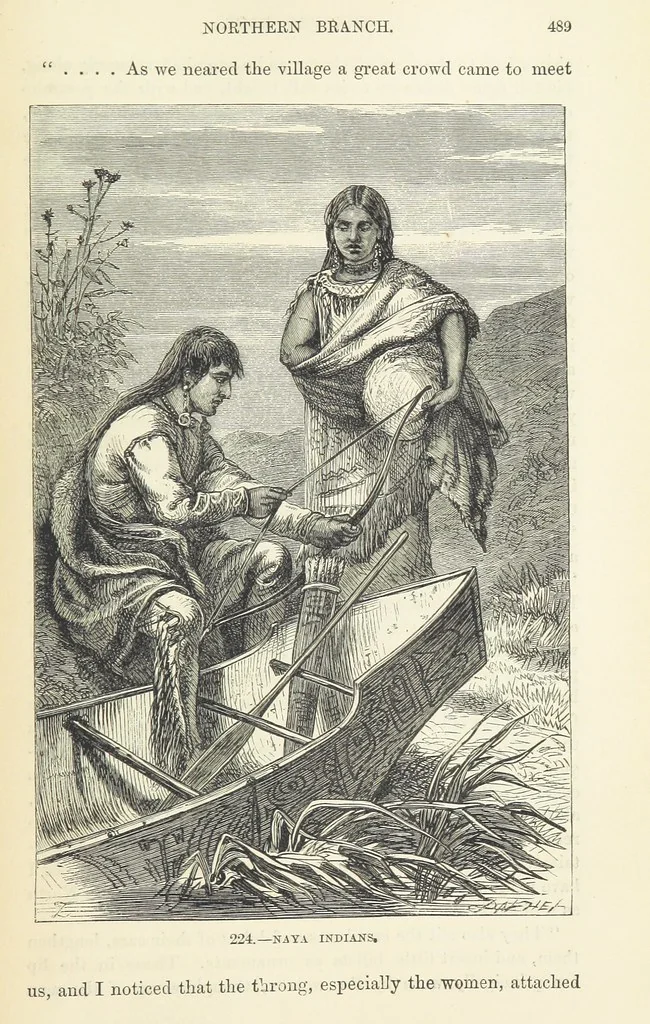 An illustration from The Human Race, ... illustrated by ... engravings on wood, and ... chromolithographs, 1872, leaf 527