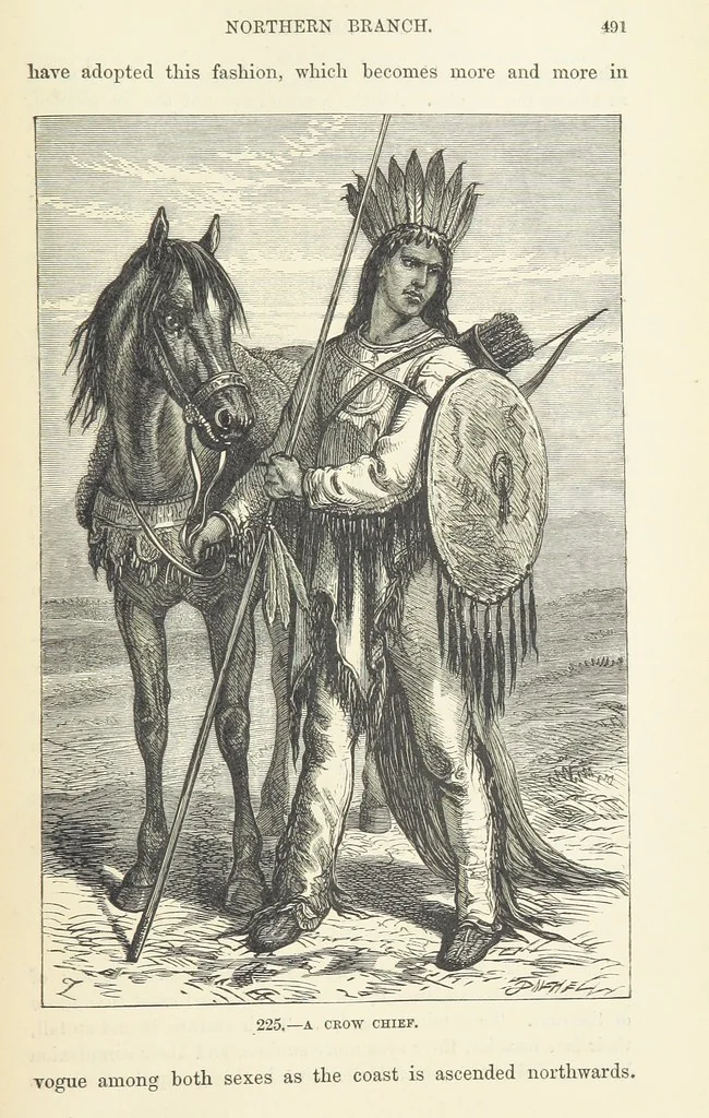An illustration from The Human Race, ... illustrated by ... engravings on wood, and ... chromolithographs, 1872, leaf 529