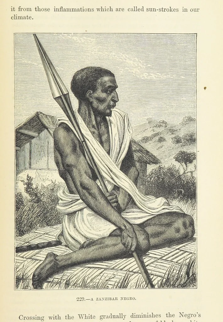 An illustration from The Human Race, ... illustrated by ... engravings on wood, and ... chromolithographs, 1872, leaf 541