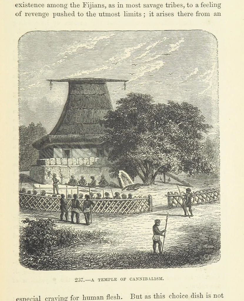 An illustration from The Human Race, ... illustrated by ... engravings on wood, and ... chromolithographs, 1872, leaf 563