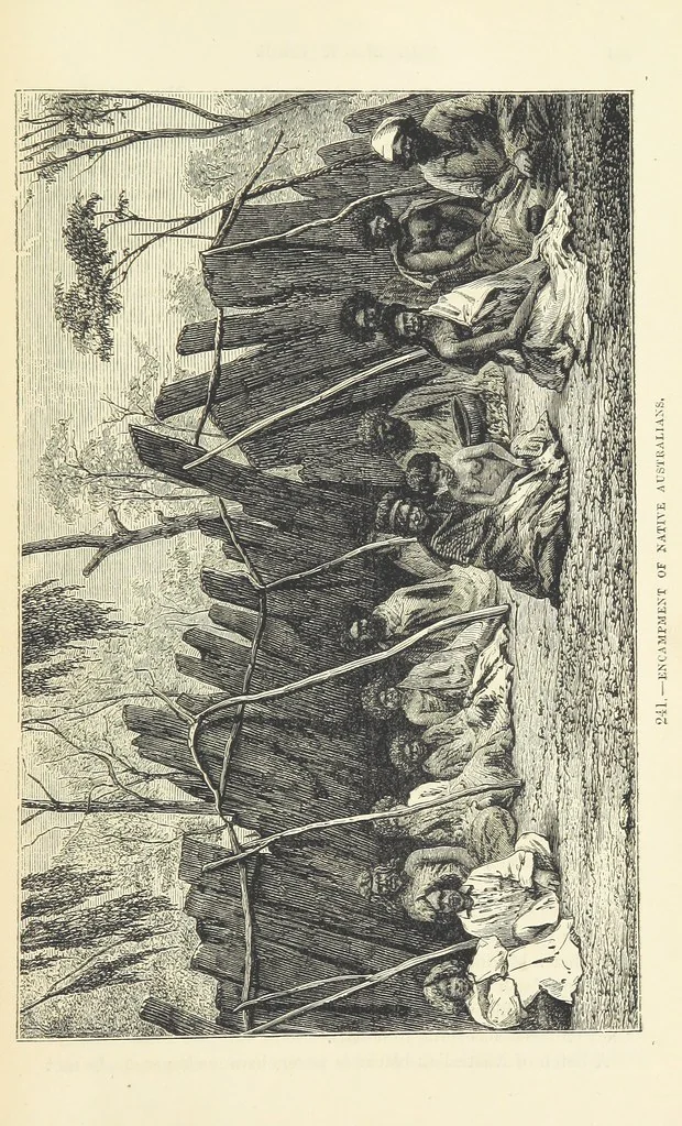 An illustration from The Human Race, ... illustrated by ... engravings on wood, and ... chromolithographs, 1872, leaf 573