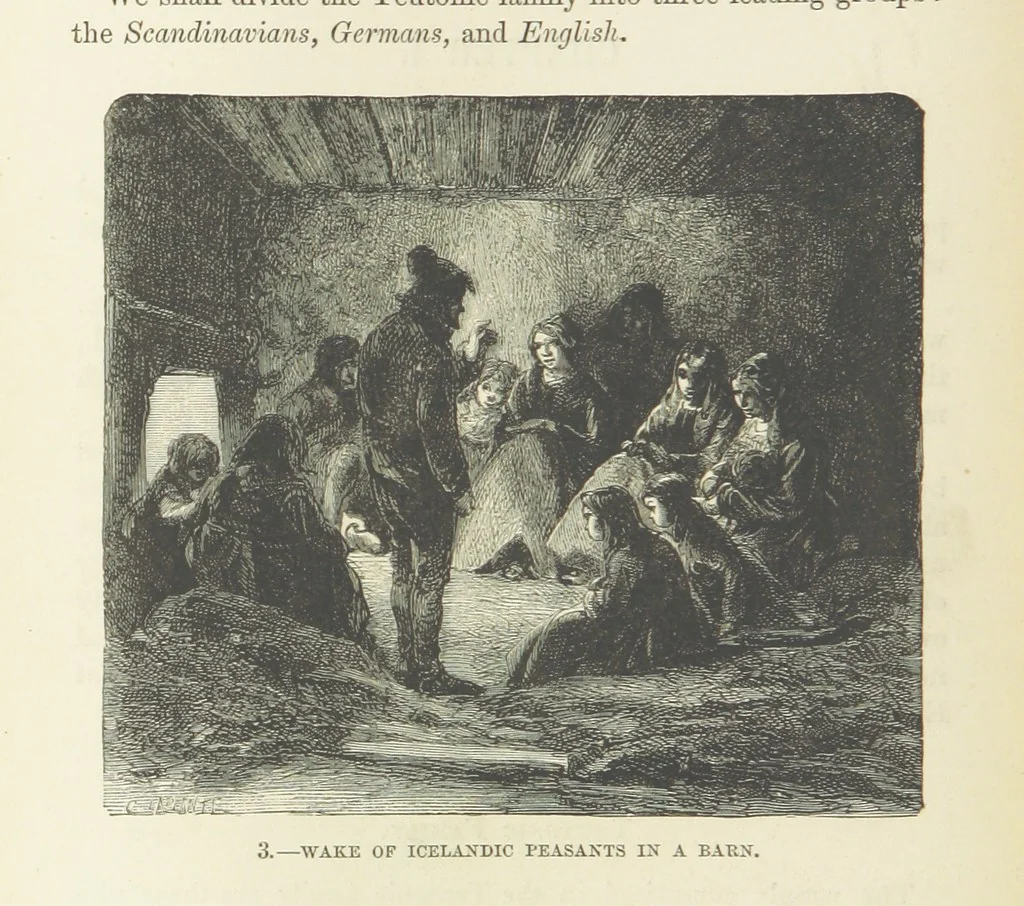 An illustration from The Human Race, ... illustrated by ... engravings on wood, and ... chromolithographs, 1872, leaf 70