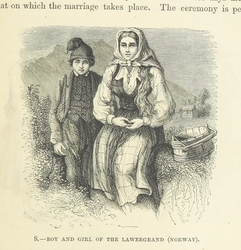 An illustration from The Human Race, ... illustrated by ... engravings on wood, and ... chromolithographs, 1872, leaf 75