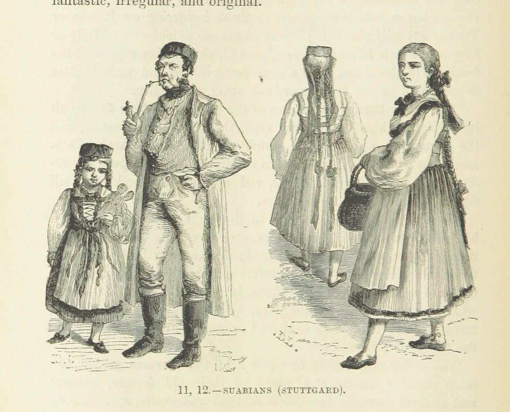 An illustration from The Human Race, ... illustrated by ... engravings on wood, and ... chromolithographs, 1872, leaf 78
