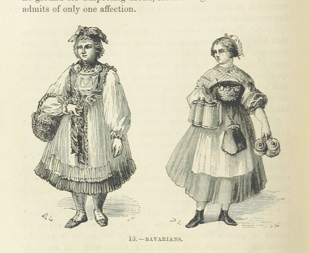 An illustration from The Human Race, ... illustrated by ... engravings on wood, and ... chromolithographs, 1872, leaf 80