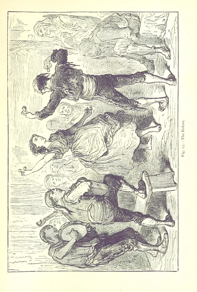 An illustration from The Human Race, ... illustrated by ... engravings on wood, and ... chromolithographs, 1875, leaf 103
