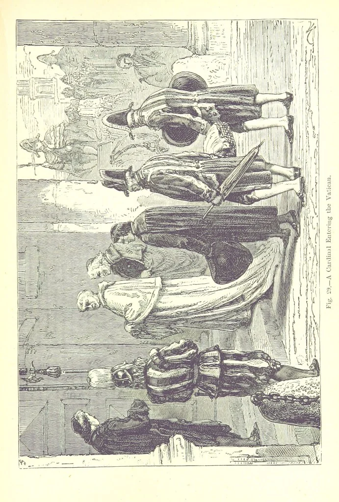 An illustration from The Human Race, ... illustrated by ... engravings on wood, and ... chromolithographs, 1875, leaf 117