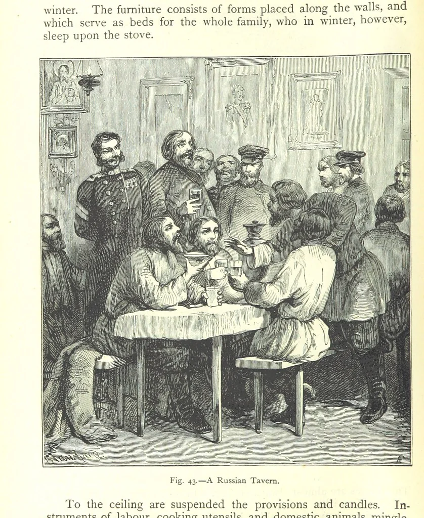 An illustration from The Human Race, ... illustrated by ... engravings on wood, and ... chromolithographs, 1875, leaf 148