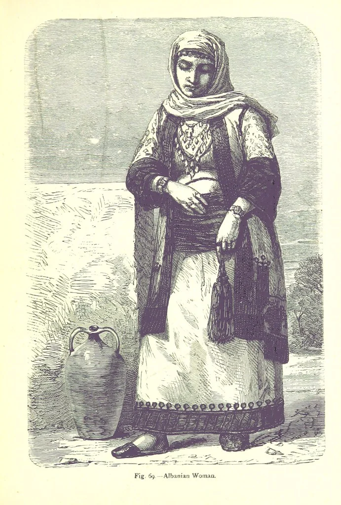 An illustration from The Human Race, ... illustrated by ... engravings on wood, and ... chromolithographs, 1875, leaf 197