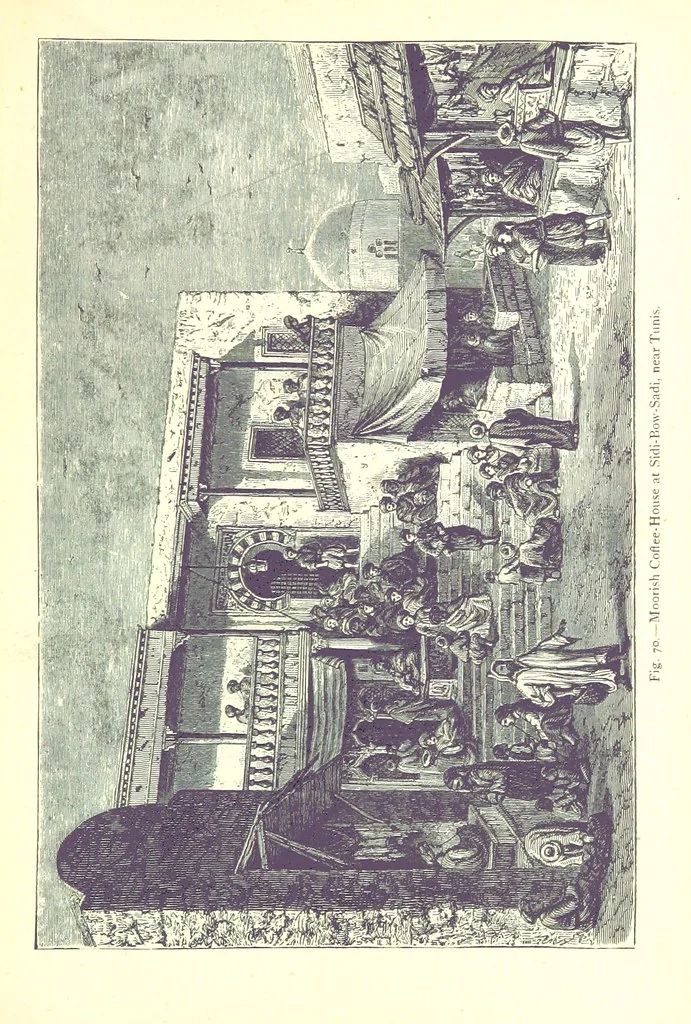 An illustration from The Human Race, ... illustrated by ... engravings on wood, and ... chromolithographs, 1875, leaf 201