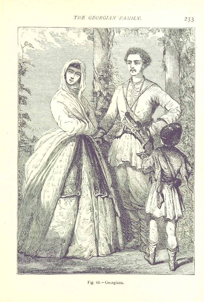 An illustration from The Human Race, ... illustrated by ... engravings on wood, and ... chromolithographs, 1875, leaf 247
