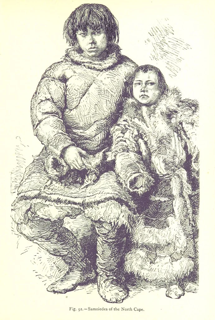 An illustration from The Human Race, ... illustrated by ... engravings on wood, and ... chromolithographs, 1875, leaf 253