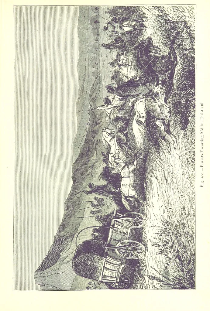 An illustration from The Human Race, ... illustrated by ... engravings on wood, and ... chromolithographs, 1875, leaf 269