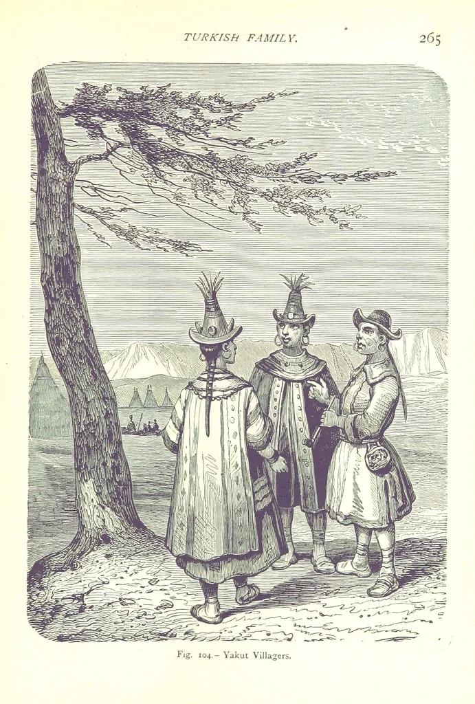 An illustration from The Human Race, ... illustrated by ... engravings on wood, and ... chromolithographs, 1875, leaf 279