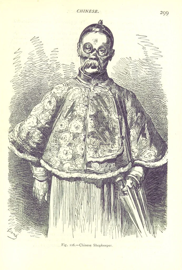 An illustration from The Human Race, ... illustrated by ... engravings on wood, and ... chromolithographs, 1875, leaf 313