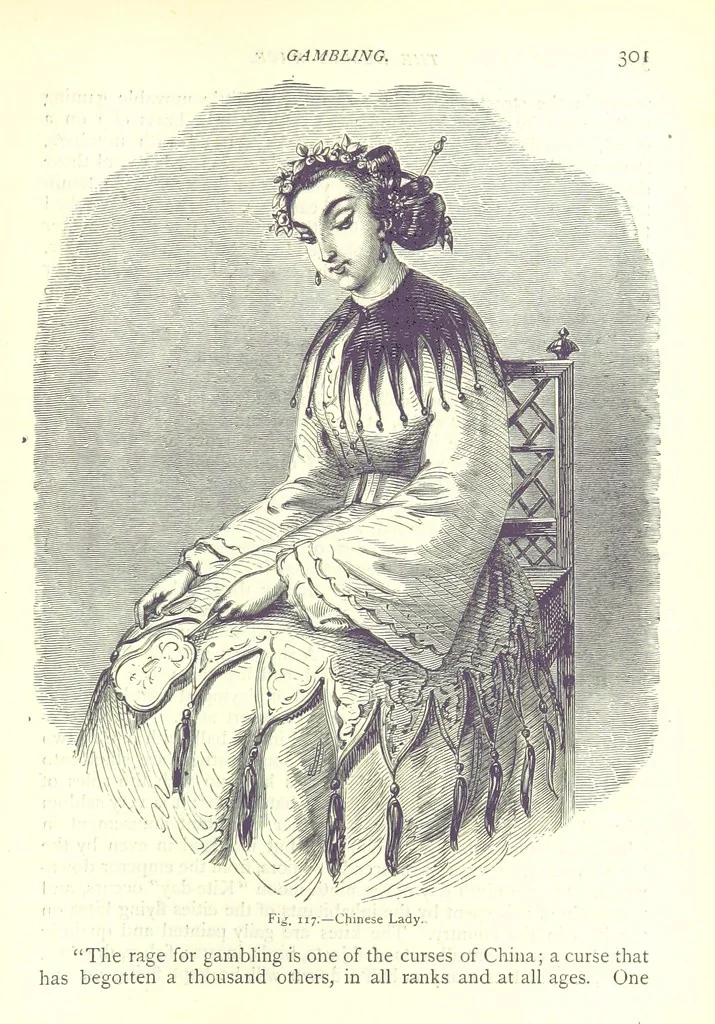 An illustration from The Human Race, ... illustrated by ... engravings on wood, and ... chromolithographs, 1875, leaf 315