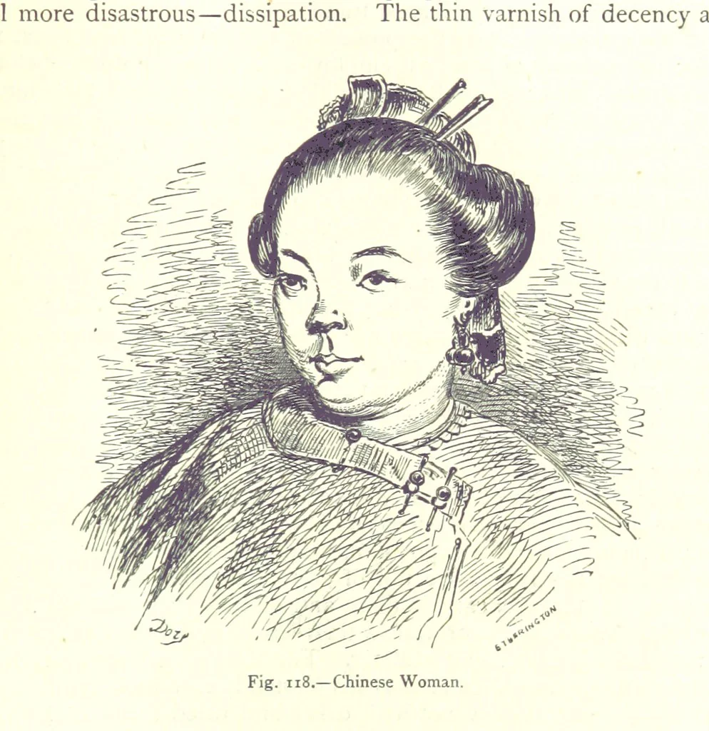 An illustration from The Human Race, ... illustrated by ... engravings on wood, and ... chromolithographs, 1875, leaf 317