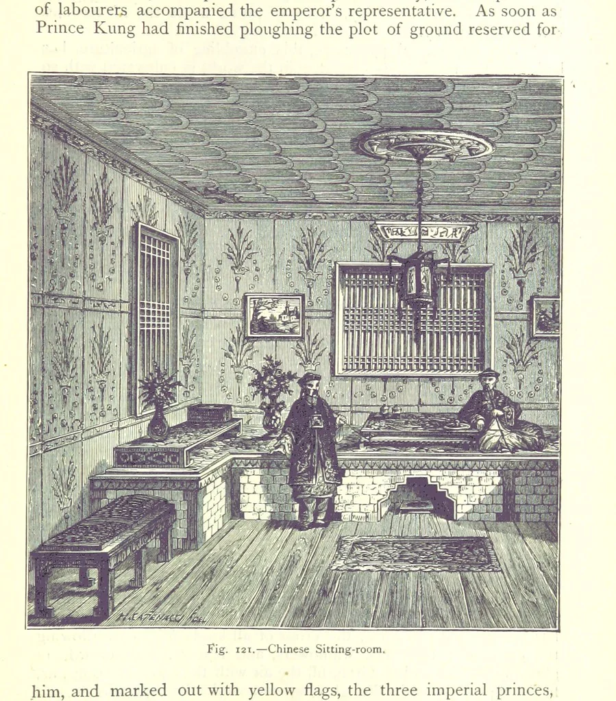 An illustration from The Human Race, ... illustrated by ... engravings on wood, and ... chromolithographs, 1875, leaf 323