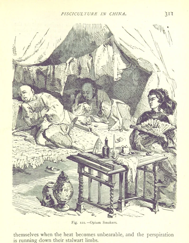 An illustration from The Human Race, ... illustrated by ... engravings on wood, and ... chromolithographs, 1875, leaf 325
