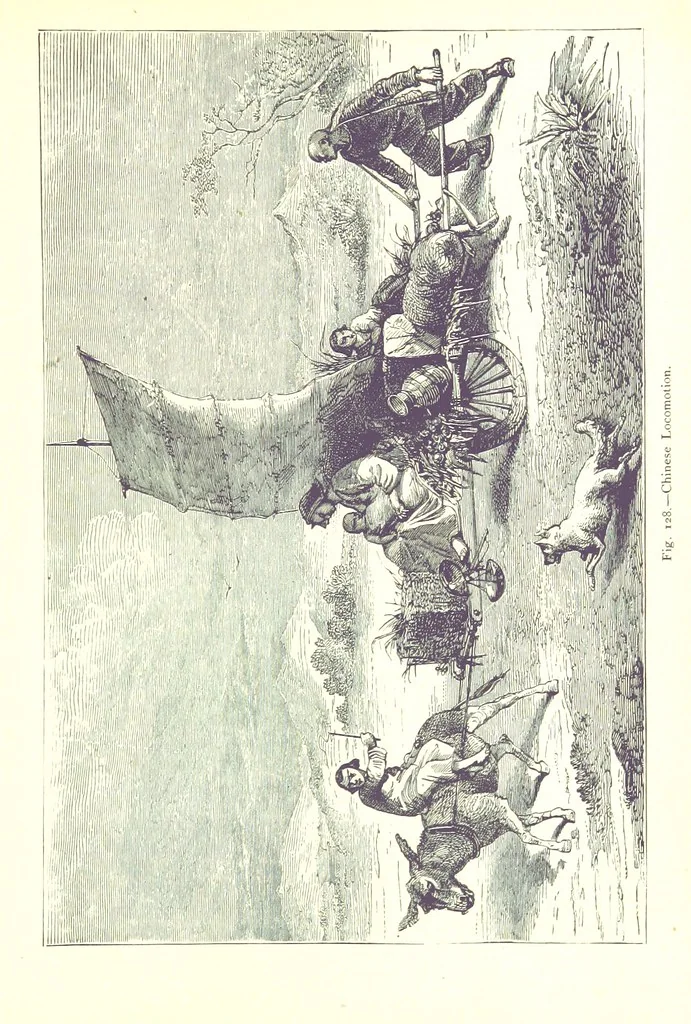 An illustration from The Human Race, ... illustrated by ... engravings on wood, and ... chromolithographs, 1875, leaf 341