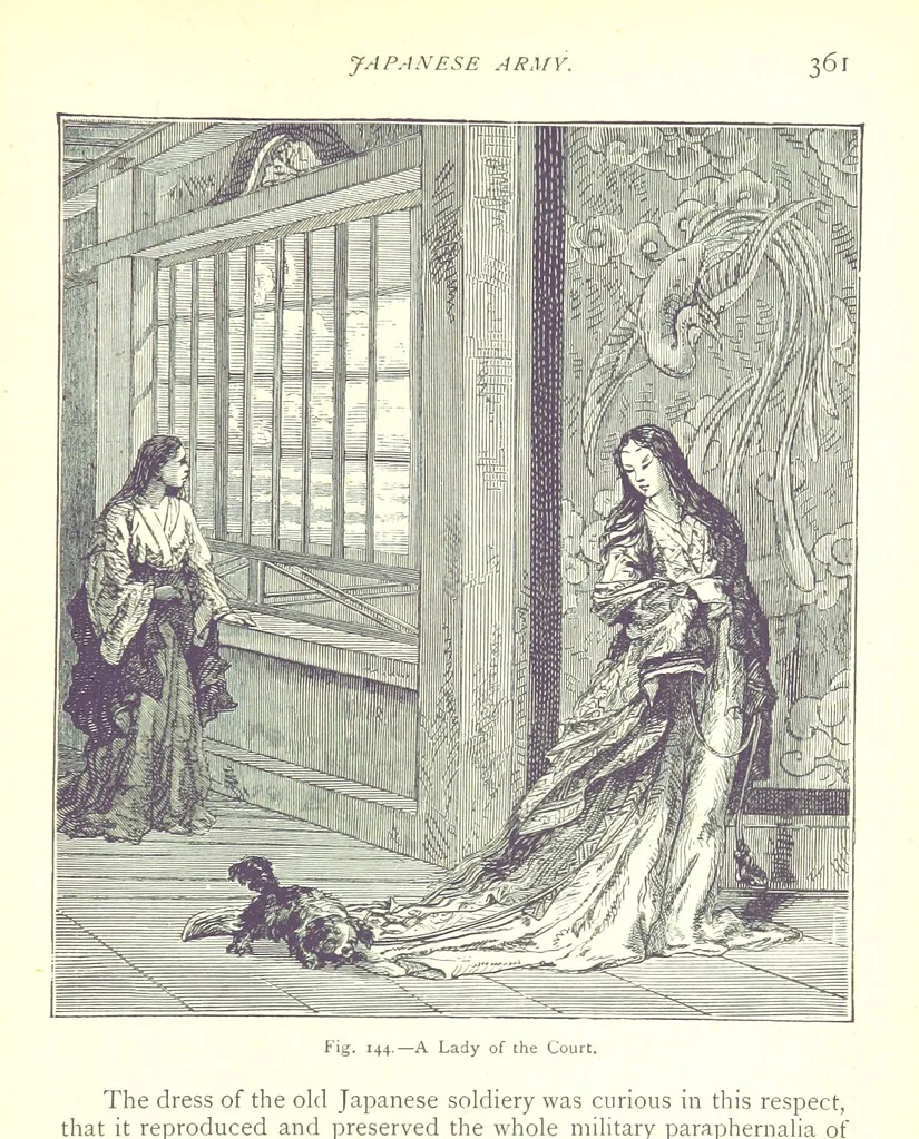 An illustration from The Human Race, ... illustrated by ... engravings on wood, and ... chromolithographs, 1875, leaf 375