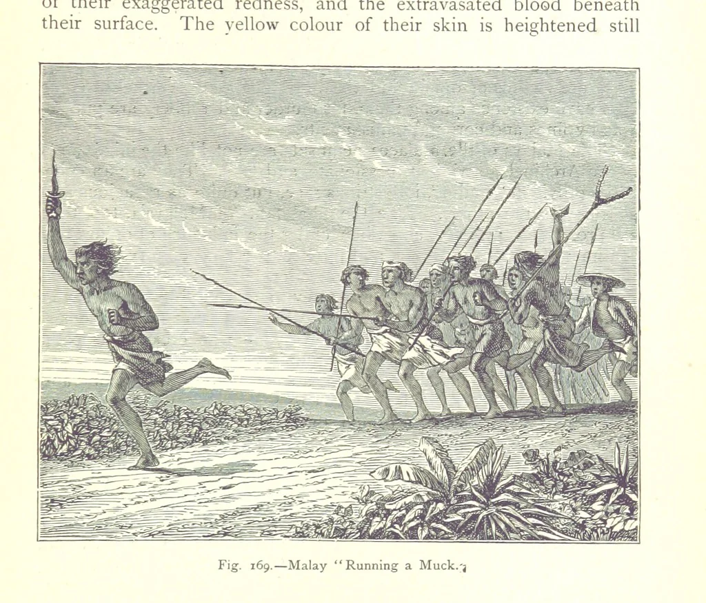 An illustration from The Human Race, ... illustrated by ... engravings on wood, and ... chromolithographs, 1875, leaf 433