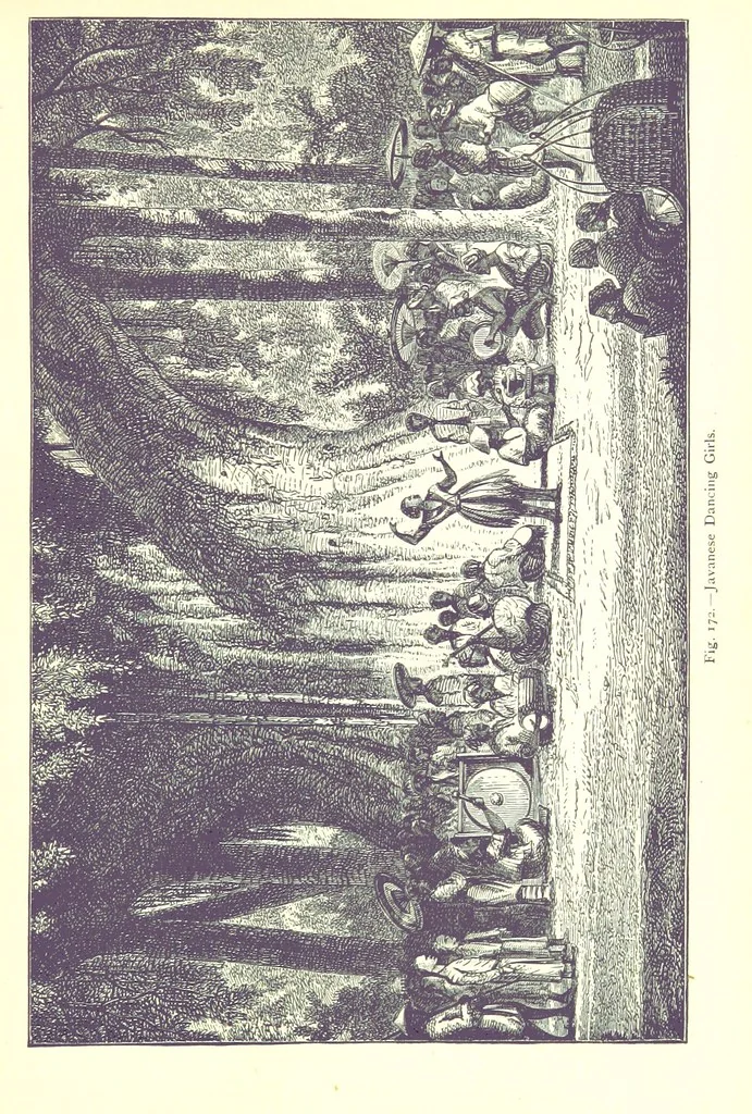 An illustration from The Human Race, ... illustrated by ... engravings on wood, and ... chromolithographs, 1875, leaf 439