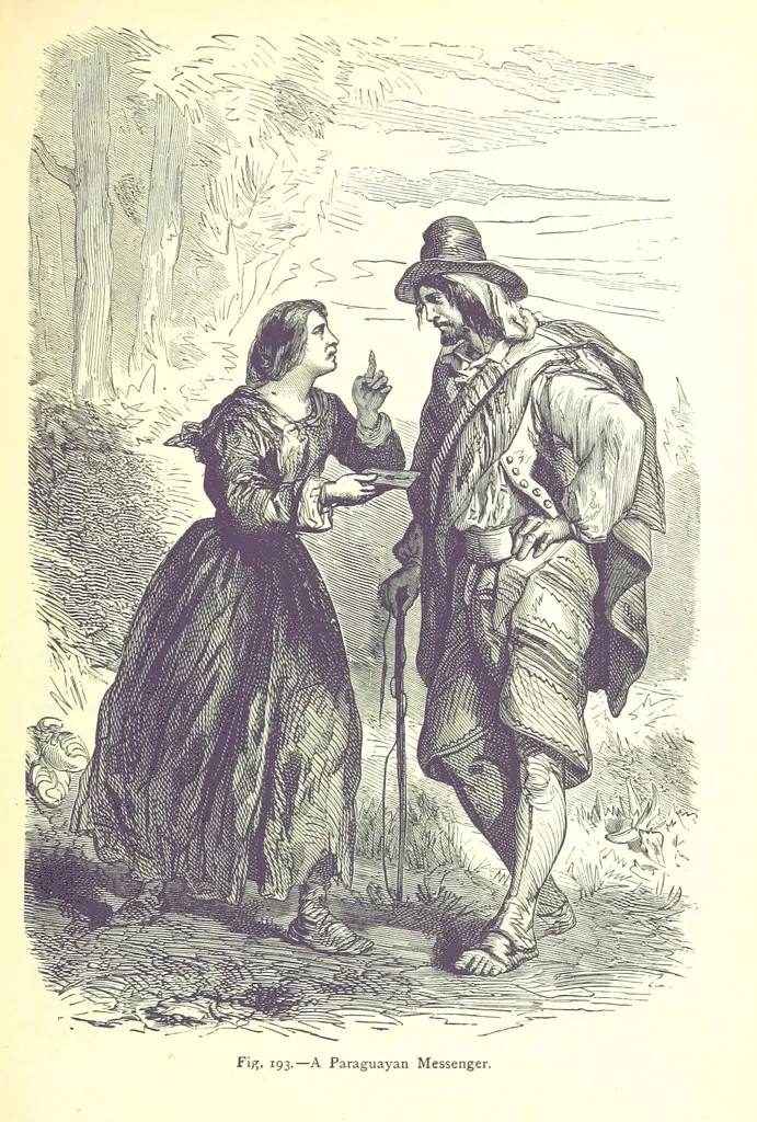 An illustration from The Human Race, ... illustrated by ... engravings on wood, and ... chromolithographs, 1875, leaf 509