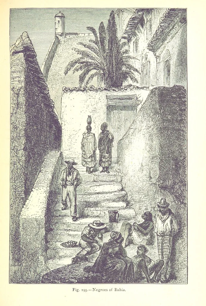 An illustration from The Human Race, ... illustrated by ... engravings on wood, and ... chromolithographs, 1875, leaf 521