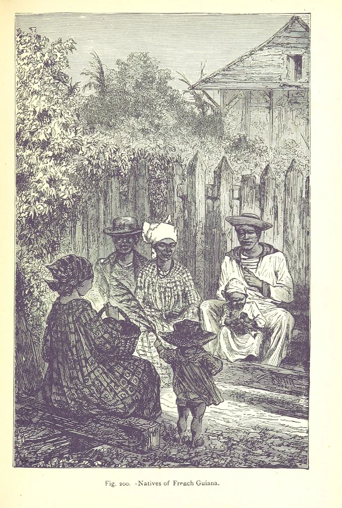 An illustration from The Human Race, ... illustrated by ... engravings on wood, and ... chromolithographs, 1875, leaf 525