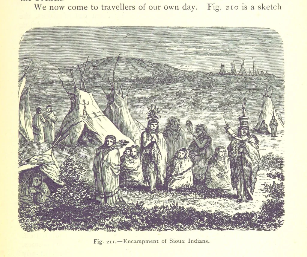 An illustration from The Human Race, ... illustrated by ... engravings on wood, and ... chromolithographs, 1875, leaf 541