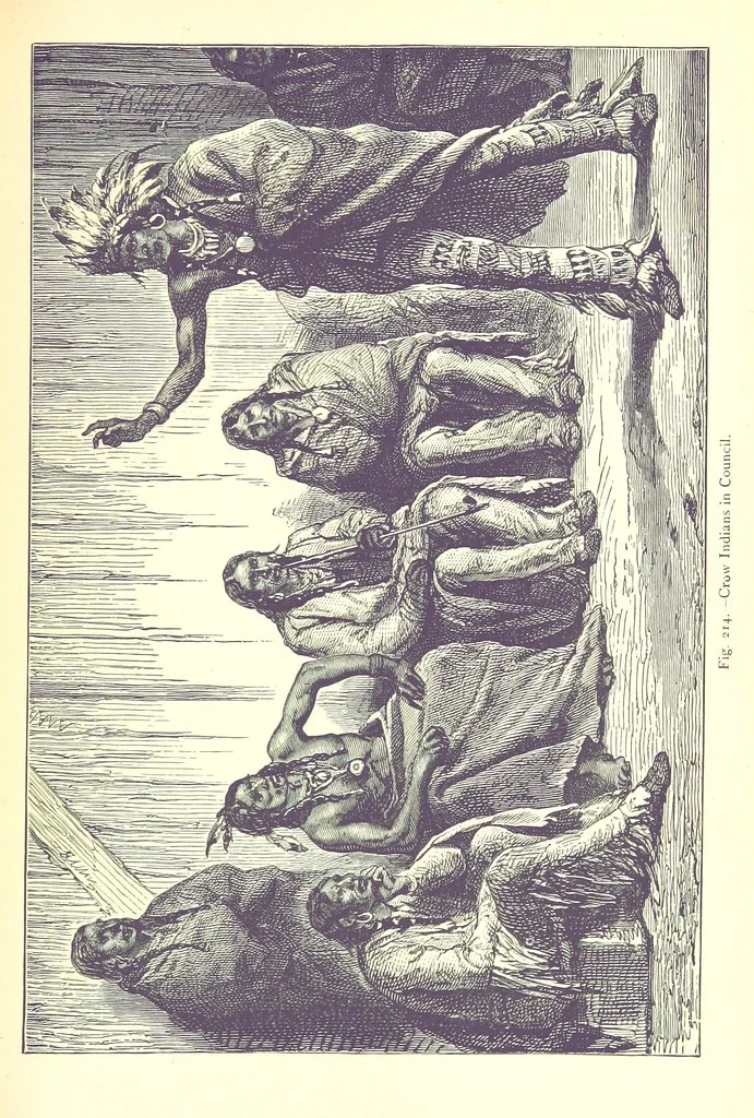 An illustration from The Human Race, ... illustrated by ... engravings on wood, and ... chromolithographs, 1875, leaf 549
