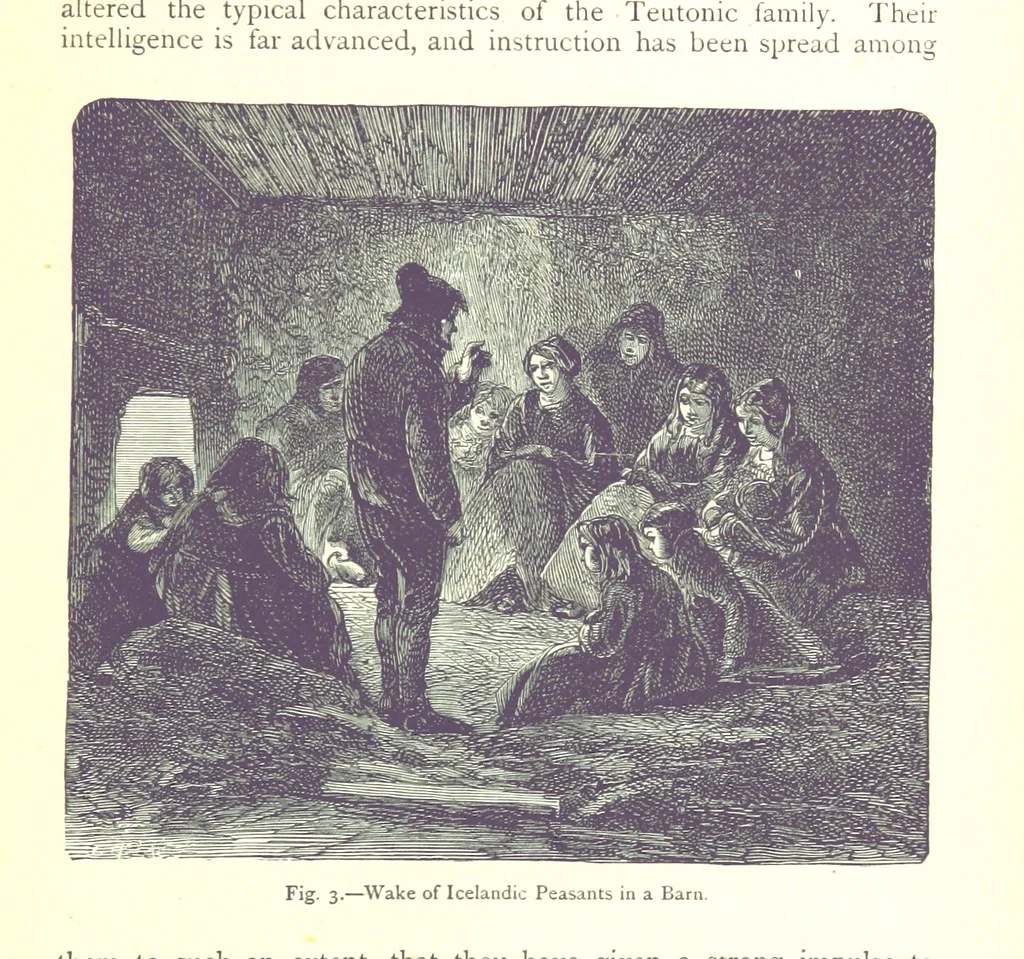 An illustration from The Human Race, ... illustrated by ... engravings on wood, and ... chromolithographs, 1875, leaf 55