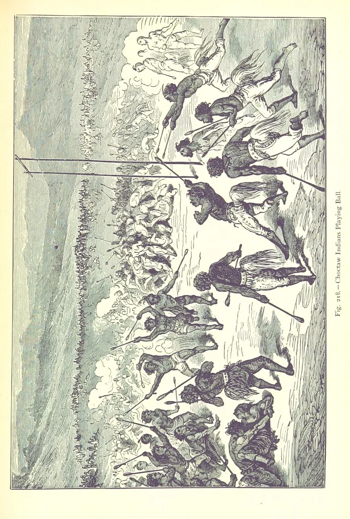 An illustration from The Human Race, ... illustrated by ... engravings on wood, and ... chromolithographs, 1875, leaf 563