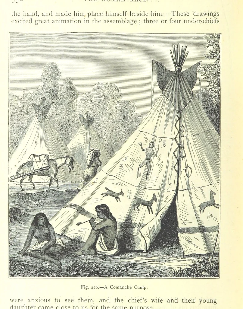An illustration from The Human Race, ... illustrated by ... engravings on wood, and ... chromolithographs, 1875, leaf 566