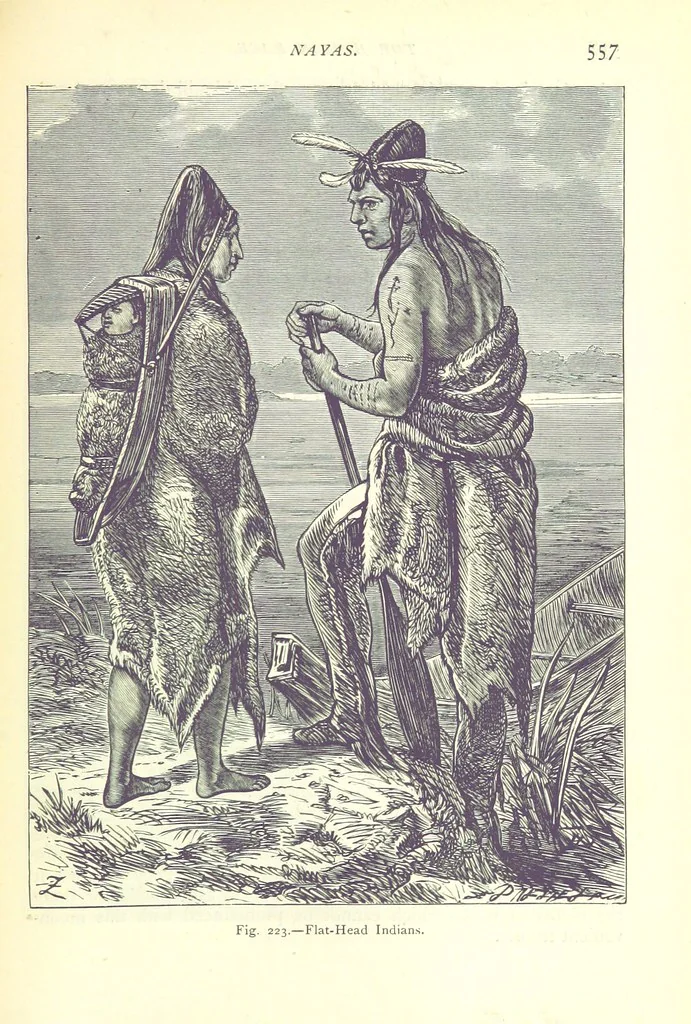 An illustration from The Human Race, ... illustrated by ... engravings on wood, and ... chromolithographs, 1875, leaf 571