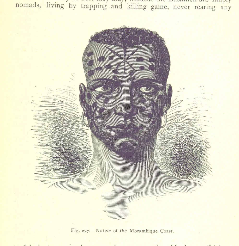 An illustration from The Human Race, ... illustrated by ... engravings on wood, and ... chromolithographs, 1875, leaf 581