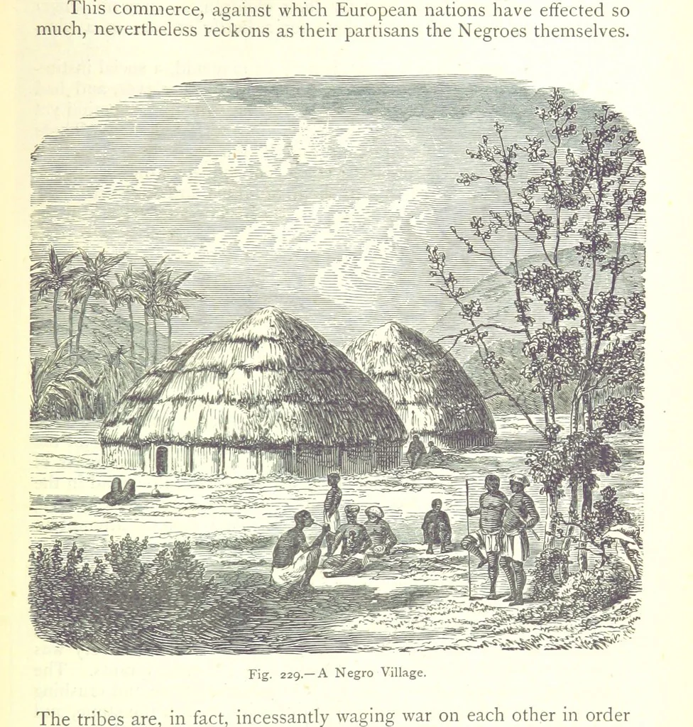 An illustration from The Human Race, ... illustrated by ... engravings on wood, and ... chromolithographs, 1875, leaf 591
