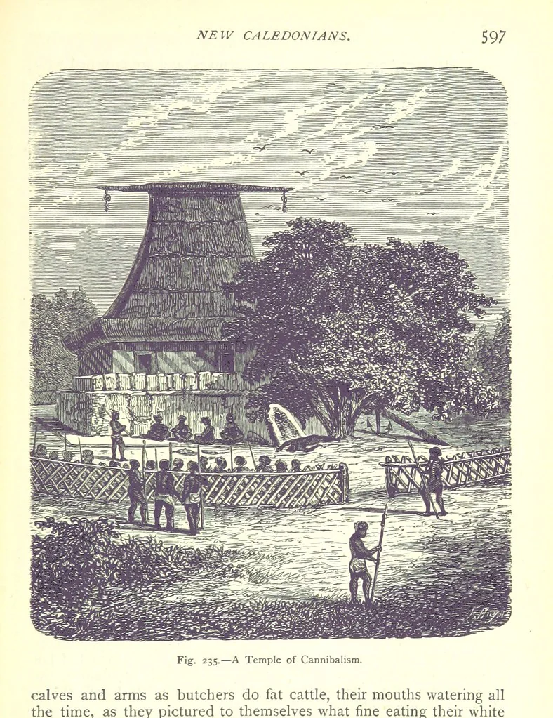 An illustration from The Human Race, ... illustrated by ... engravings on wood, and ... chromolithographs, 1875, leaf 611