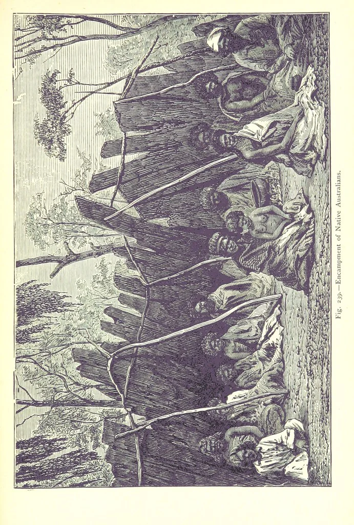An illustration from The Human Race, ... illustrated by ... engravings on wood, and ... chromolithographs, 1875, leaf 621