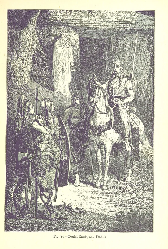 An illustration from The Human Race, ... illustrated by ... engravings on wood, and ... chromolithographs, 1875, leaf 71