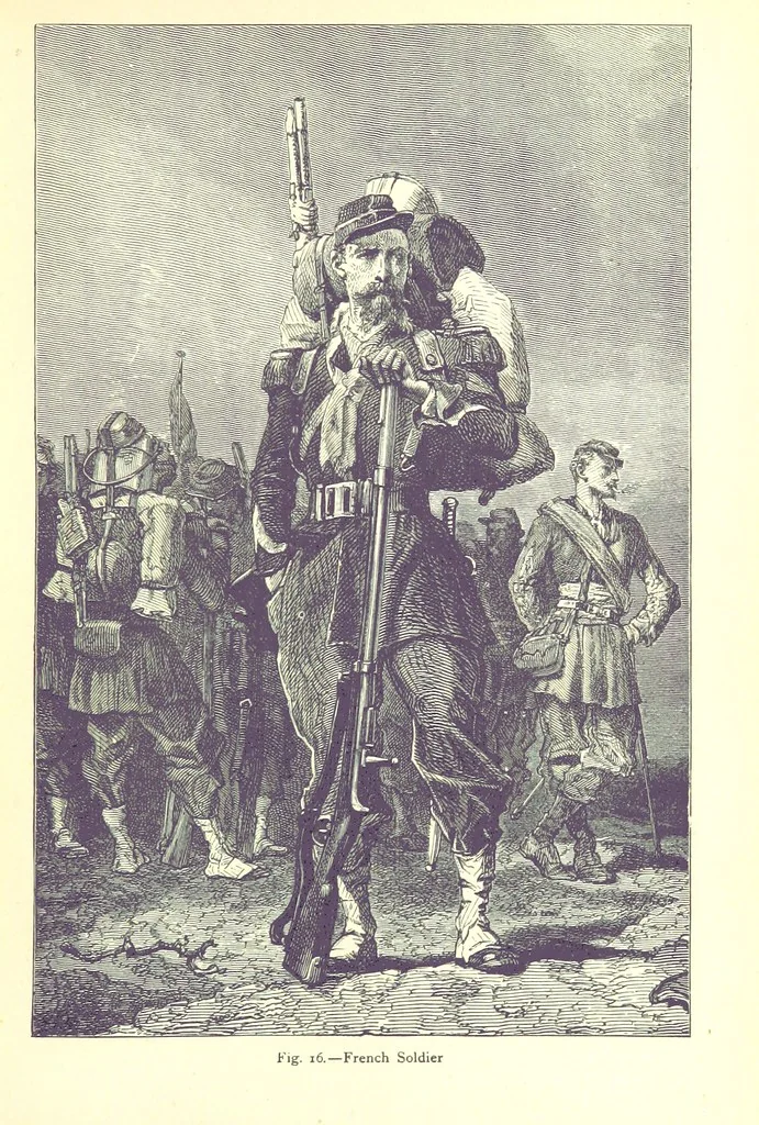 An illustration from The Human Race, ... illustrated by ... engravings on wood, and ... chromolithographs, 1875, leaf 75