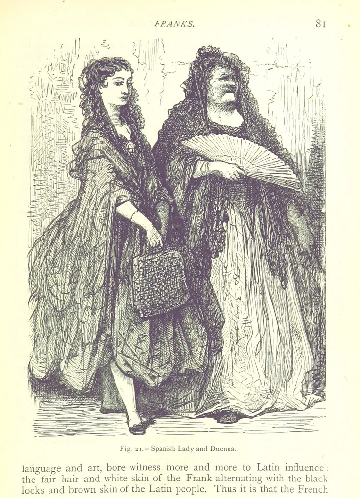 An illustration from The Human Race, ... illustrated by ... engravings on wood, and ... chromolithographs, 1875, leaf 95